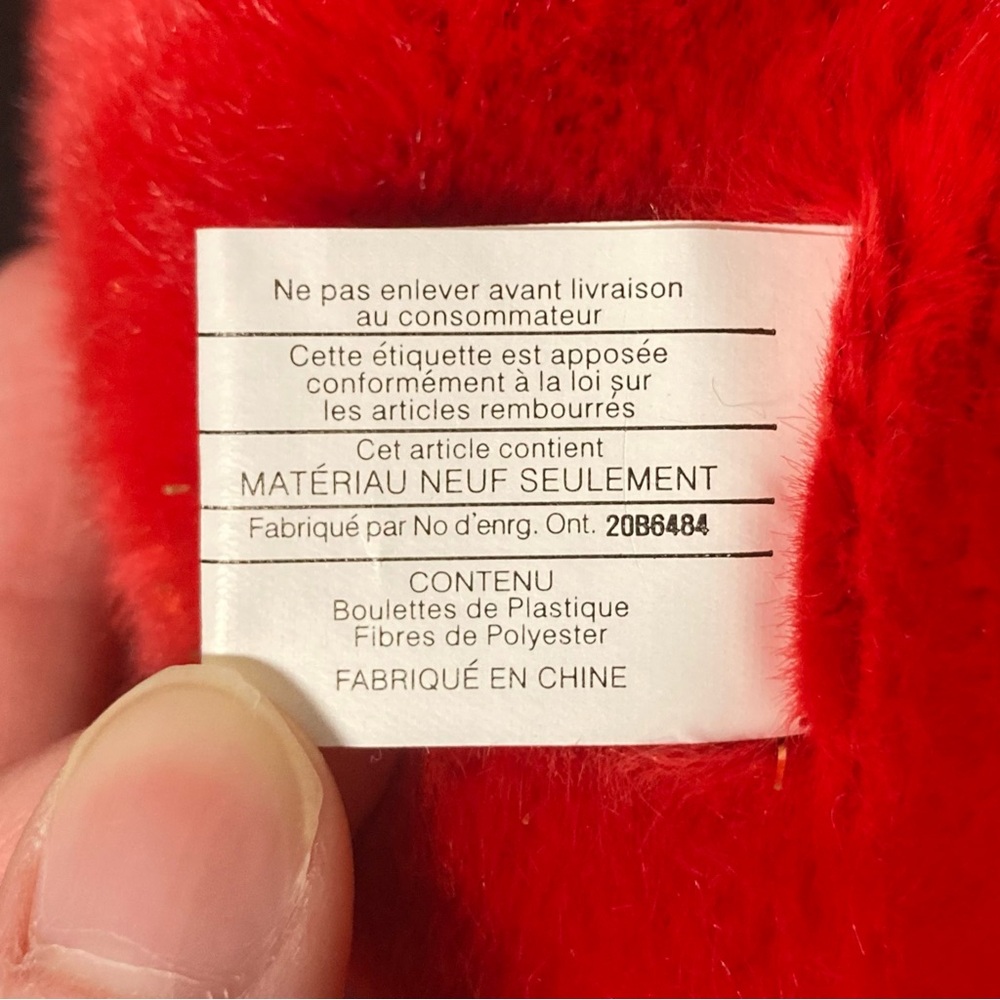 ⭐️ RARE Vintage 2001 Pierre The Canadian Bear Ty Beanie Buddy Canada Exclusive - Picture 13 of 16